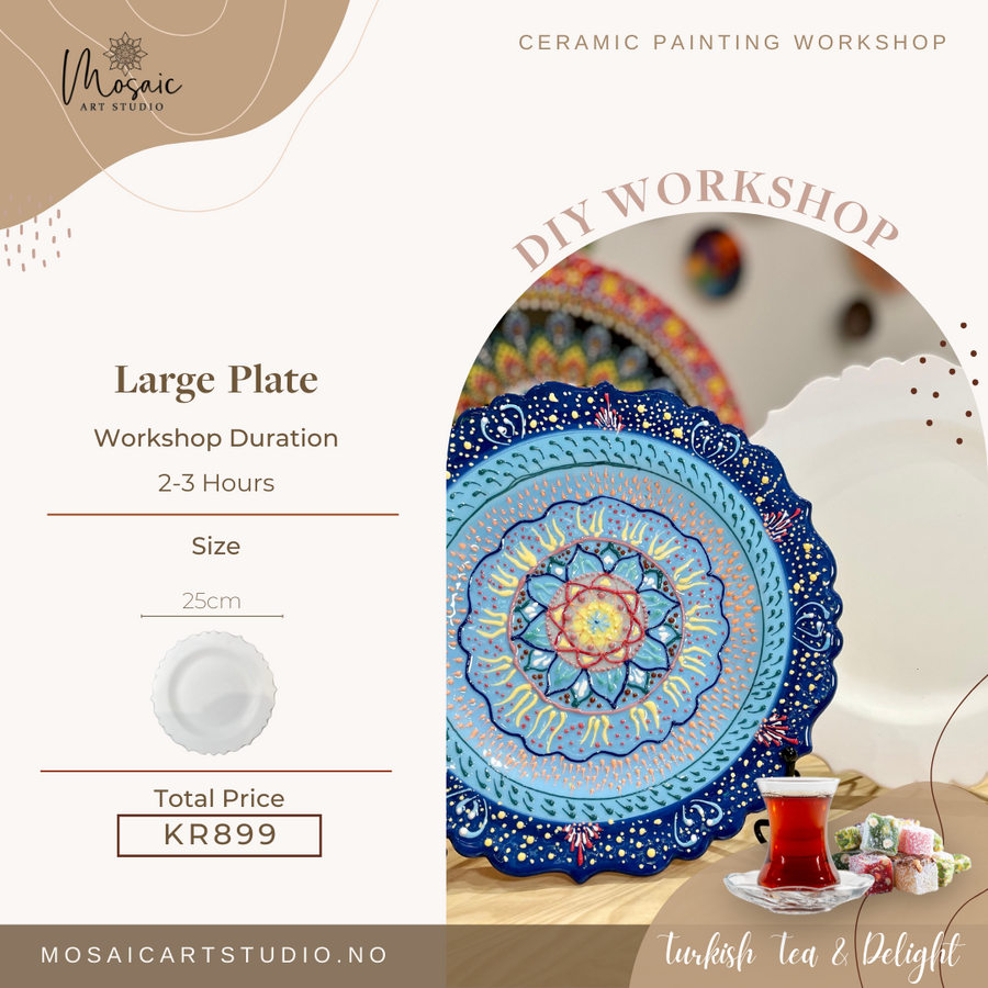 Turkish Ceramic Painting Workshop