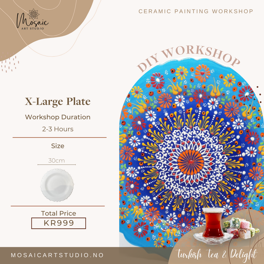 Turkish Ceramic Painting Workshop