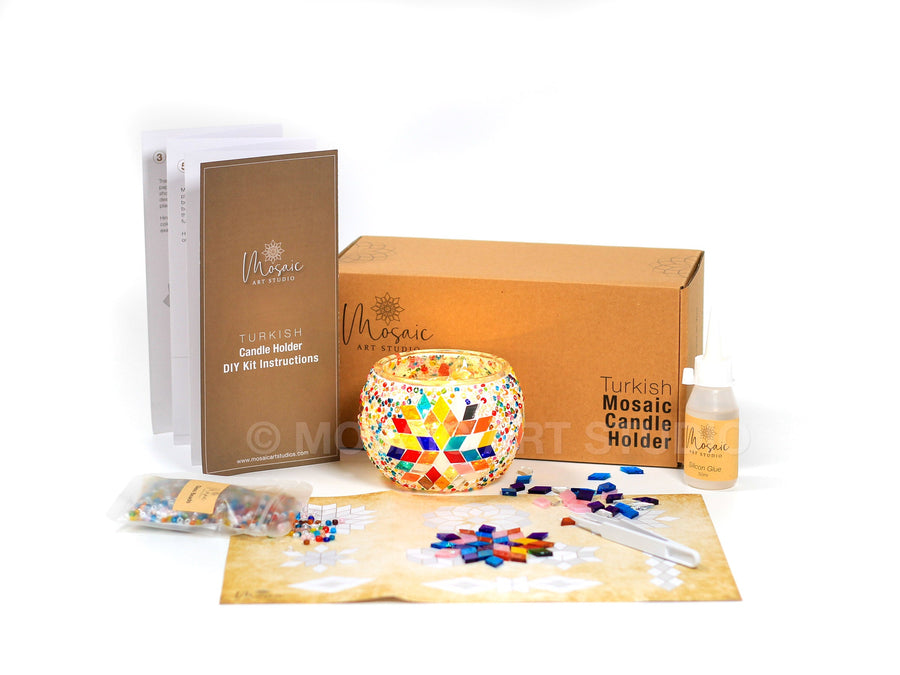 Mosaic Candle Holder DIY Home Kit "CAPPADOCIA"
